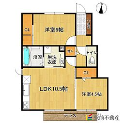 ルメート若葉II 1階/102