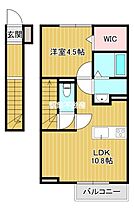 D-ROOM　CELINE　A棟 202 ｜ 福岡県小郡市福童356-1（賃貸アパート1LDK・2階・42.96㎡） その2