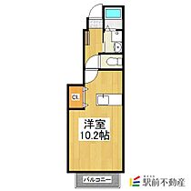 ビサイド.St 101 ｜ 福岡県久留米市田主丸町田主丸917-1（賃貸アパート1R・1階・33.15㎡） その2