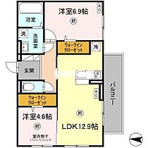 福岡県小郡市小郡字中町1263番1、1264番1各一部（賃貸アパート2LDK・2階・60.05㎡） その2