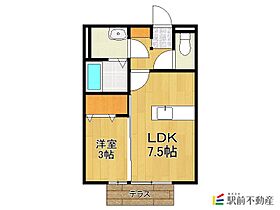 ソフィアコートIII 102 ｜ 福岡県朝倉市来春413-19（賃貸アパート1DK・1階・29.25㎡） その2