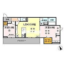 福岡県小郡市小郡569番地1（賃貸アパート2LDK・2階・62.04㎡） その2