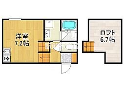 SOLANA 2階1SKの間取り