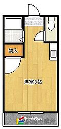 ウイング基山 ワンルームの間取図画像