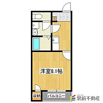 クレイノWaveImpactIII 210 ｜ 福岡県朝倉郡筑前町依井1086-1（賃貸アパート1K・2階・25.89㎡） その2