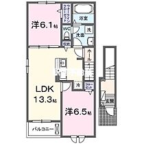 シャンベルジュ　依井III 204 ｜ 福岡県朝倉郡筑前町依井1335-2（賃貸アパート2LDK・2階・59.55㎡） その2