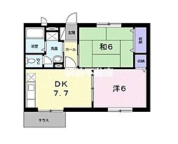 間取図画像 2DK