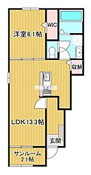 間取図画像 1LDK