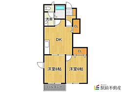 間取図画像 2DK