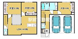 仮)T-Regno山隈 3LDKの間取図画像