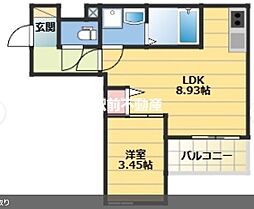 間取図画像 1LDK