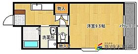 福岡県久留米市津福今町664-7（賃貸アパート1K・2階・30.00㎡） その2