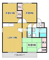 間取図画像 3LDK