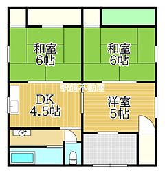 平川コーポ 3DKの間取図画像