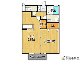 グロワール東合川 101 ｜ 福岡県久留米市東合川4丁目8-38（賃貸アパート1LDK・1階・40.07㎡） その2