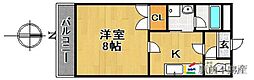 サクセス75 1Kの間取図画像