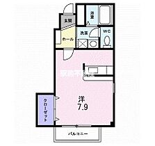 カリーノ 101 ｜ 福岡県久留米市野中町1314-3（賃貸アパート1R・1階・27.27㎡） その2