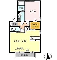 モンテカスカーダA棟 201 ｜ 福岡県久留米市東合川7丁目3-21（賃貸アパート1LDK・2階・45.42㎡） その2