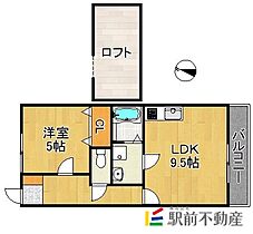 パーチェ・筑後　B棟 203 ｜ 福岡県筑後市大字水田1001-1（賃貸アパート1LDK・2階・37.84㎡） その2