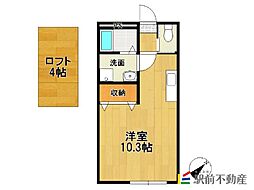 コーポMA ワンルームの間取図画像