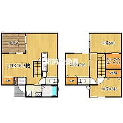 unicube 2階3LDKの間取り