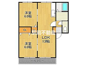 オーガスタI 202 ｜ 佐賀県鳥栖市儀徳町2209-1（賃貸アパート2LDK・2階・55.80㎡） その2