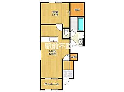 間取図画像 1LDK