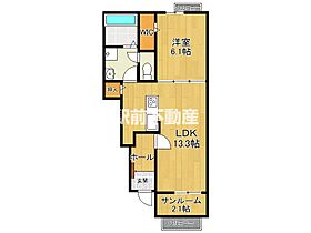 スカイピアI 104 ｜ 福岡県柳川市上宮永町391-10（賃貸アパート1LDK・1階・50.05㎡） その2