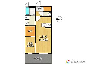 福岡県柳川市矢加部493-1（賃貸アパート1LDK・1階・37.53㎡） その2