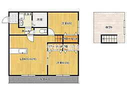 ネクストライフ八女2 2LDKの間取図画像