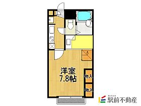 レオパレスレミュール二番館 2F ｜ 福岡県柳川市三橋町柳河395-1（賃貸アパート1K・2階・23.18㎡） その2