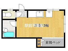 CUBE前津 103 ｜ 福岡県筑後市大字前津764-7（賃貸アパート1R・2階・21.65㎡） その2