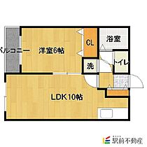 ファミール船小屋 203 ｜ 福岡県筑後市大字津島704（賃貸アパート1LDK・2階・33.18㎡） その2