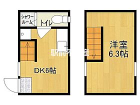 サンマリノ大木B棟 15 ｜ 福岡県三潴郡大木町大字蛭池1093（賃貸テラスハウス1DK・1階・22.86㎡） その2