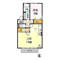 間取図画像 1LDK