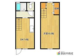 グランメゾン希I 1DKの間取図画像