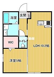 Dream One 1LDKの間取図画像