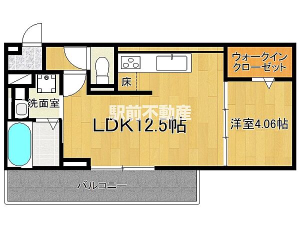 Daiwa Suite III 105｜福岡県八女市室岡(賃貸アパート1LDK・1階・41.71㎡)の写真 その2