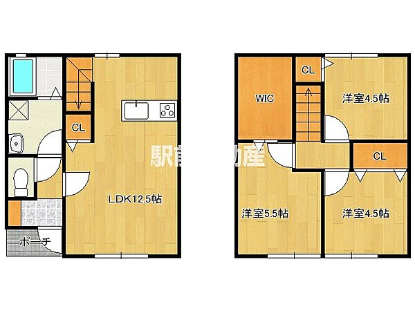 Laximo　C 2｜福岡県八女市馬場(賃貸アパート3LDK・1階・67.90㎡)の写真 その2