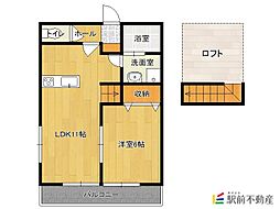 間取図画像 1LDK
