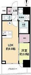 セレニテ江坂グランデ 1LDKの間取図画像