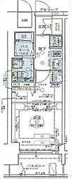 エステムコート新大阪Xザ・ゲート 1Kの間取図画像