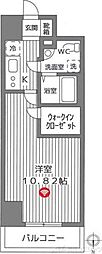 サンレムート,江坂1st 1Kの間取図画像