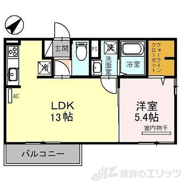 D-room川岸町M 302｜大阪府吹田市川岸町(賃貸アパート1LDK・3階・34.71㎡)の写真 その2