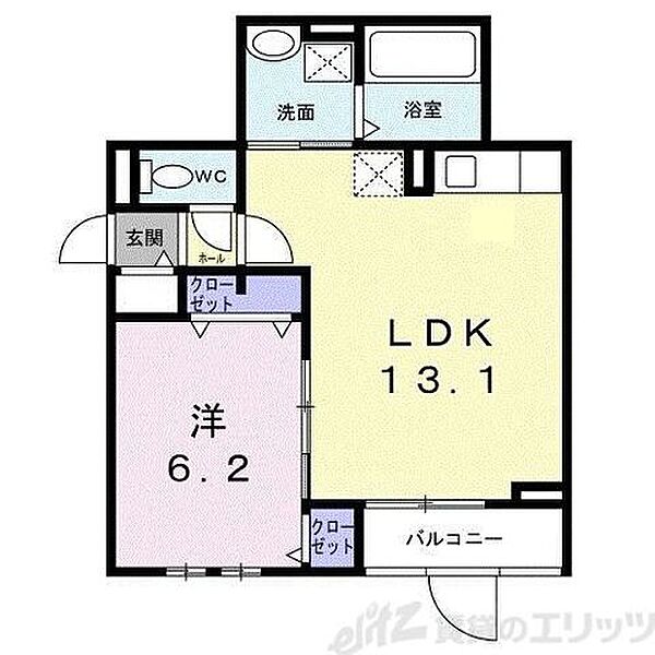 サニーレジデンス高槻本町 205｜大阪府高槻市本町(賃貸アパート1LDK・2階・43.98㎡)の写真 その2