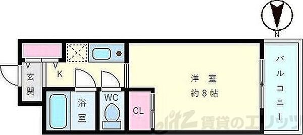 ドウエル橋の内 303｜大阪府茨木市橋の内２丁目(賃貸マンション1K・3階・22.18㎡)の写真 その2