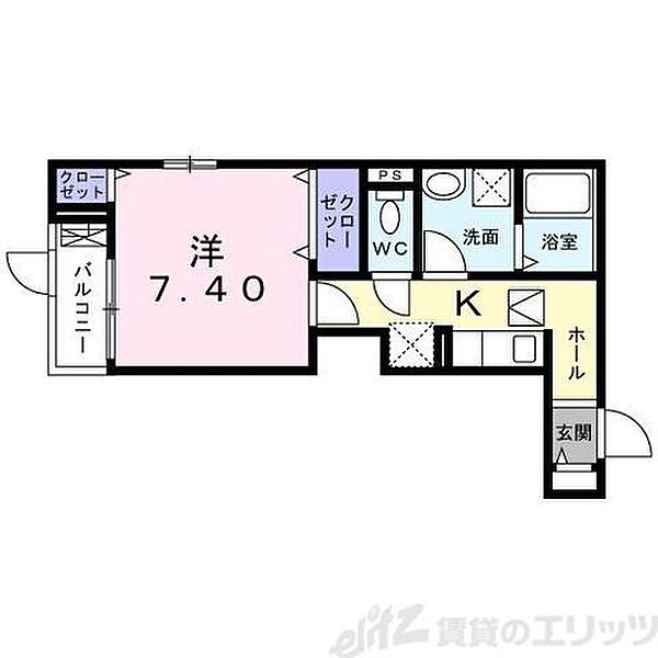 タウンハウスＫＫ　III 103｜大阪府茨木市戸伏町(賃貸アパート1K・1階・30.00㎡)の写真 その2