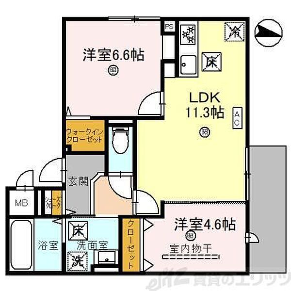 グランドール垂水 201｜大阪府吹田市垂水町３丁目(賃貸アパート2LDK・2階・53.43㎡)の写真 その1