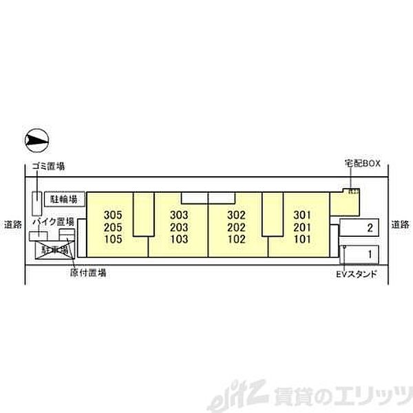 グランドール垂水 ｜大阪府吹田市垂水町３丁目(賃貸アパート2LDK・3階・53.43㎡)の写真 その2