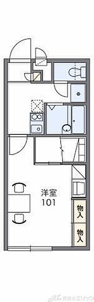 レオパレスクレール 209｜大阪府茨木市鮎川４丁目(賃貸アパート1K・2階・23.18㎡)の写真 その2